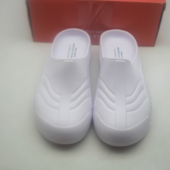 NEW Easy Spirit Martha Stewart Women's 8 White Slip On Garden Shoes Clogs - Picture 5 of 10